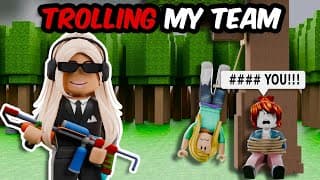 TROLLING MY TEAM in 99 NIGHTS IN THE FOREST
